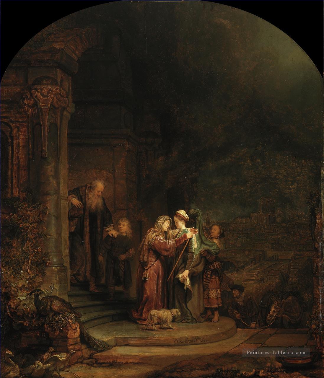 La Visitation Rembrandt Peintures à l'huile